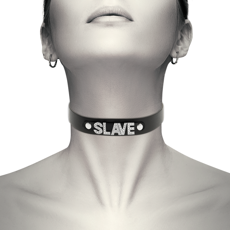 COQUETTE CHIC DESIRE - SLAVE-HALSBAND AUS VEGANEM LEDER