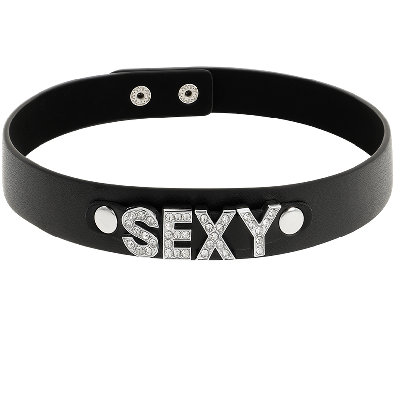 COQUETTE CHIC DESIRE - SEXY CHOKER IN PELLE VEGANA