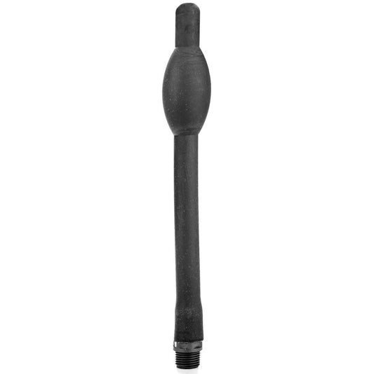 ALL BLACK - DOCCIA ANALE SILICONE ATTACCABILE 27 CM