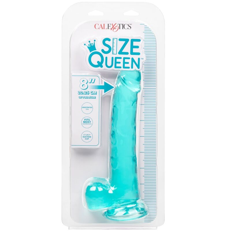 CALEXOTICS - TAGLIA QUEEN DILDO BLU 20,3 CM