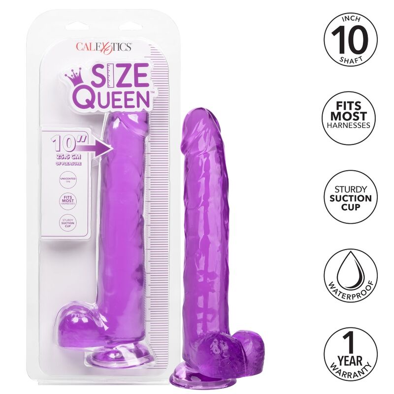 CALEXOTICS - DILDO TAGLIA QUEEN VIOLA 25,5 CM