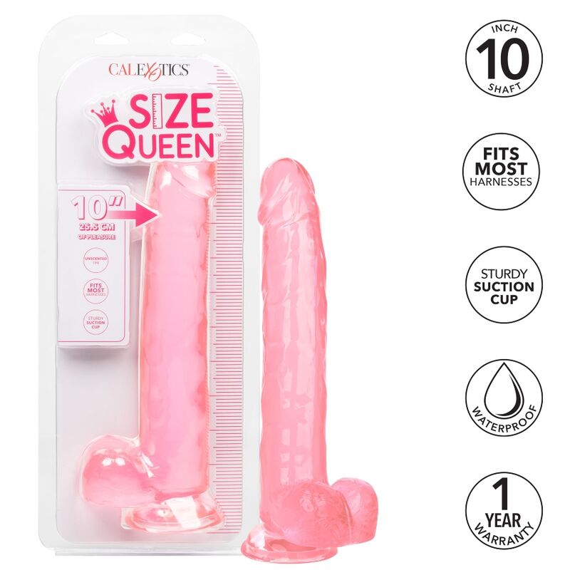 CALEXOTICS - GRÖßE QUEEN DILDO ROSA 25,5 CM