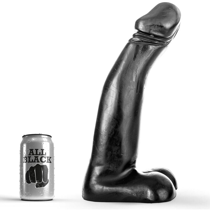 TUTTO NERO - DILDO FISTING NERO REALISTICO 29 CM