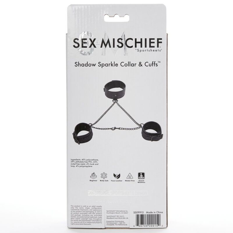 SEX &amp; MICHIEF - COLLETTO E POLSINI SHADOW SPARKLE