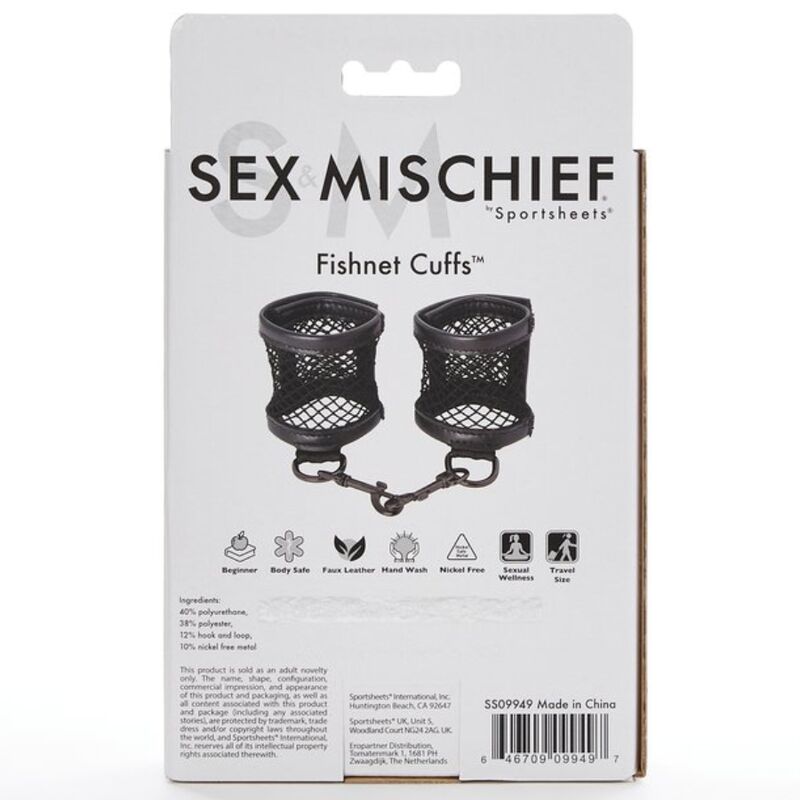 SEX & MICHIEF - FISHNET CUFFS