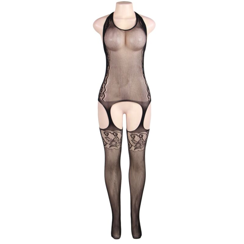 QUEEN LINGERIE - BODYSTOCKING MIT ÄRMELN S/L