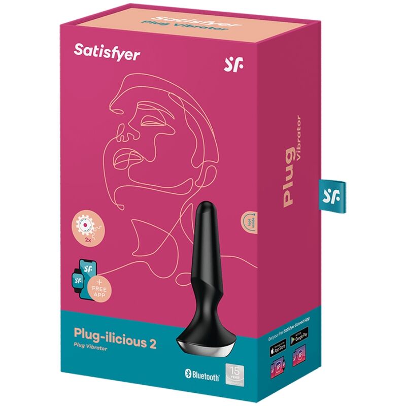 SATISFYER - PLUG ILICIOUS 2 VIBRATORE PLUG NERO