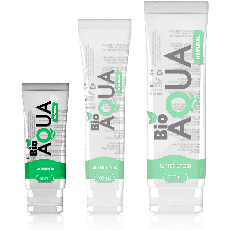 BIOAQUA - LUBRIFICANTE INGREDIENTI NATURALI A BASE D'ACQUA 50 ML