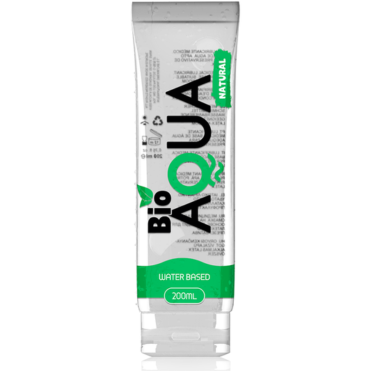 BIOAQUA - LUBRIFICANTE INGREDIENTI NATURALI A BASE D'ACQUA 200 ML