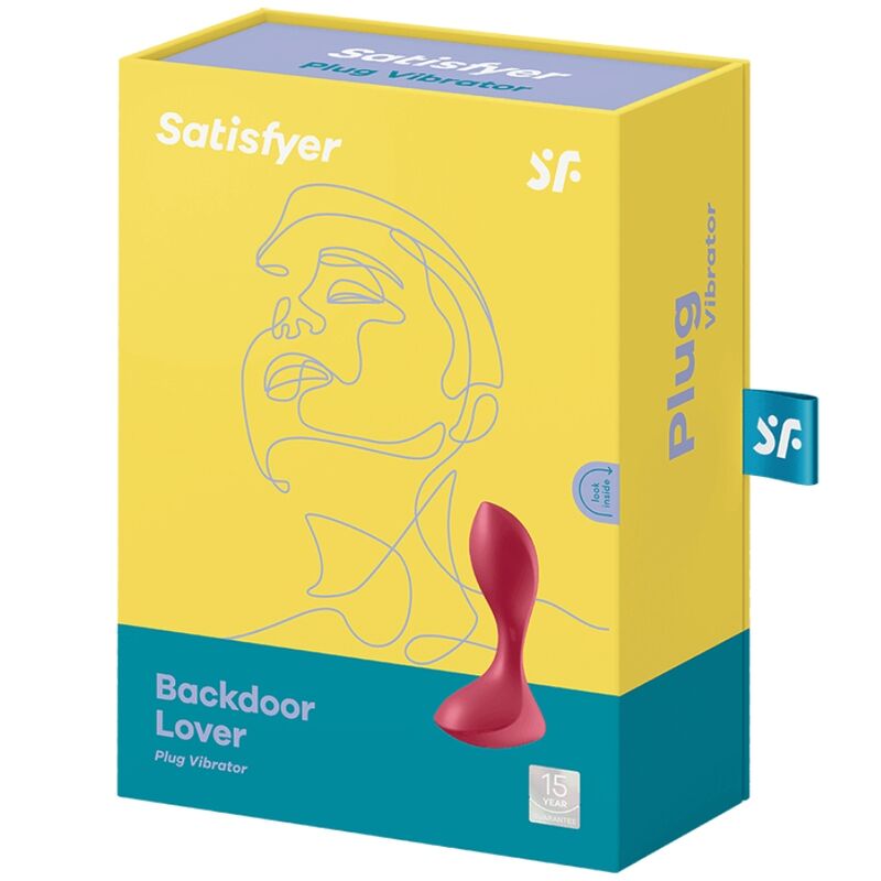 SATISFYER - BACKDOOR LOVER VIBRIERENDER STECKER ROT