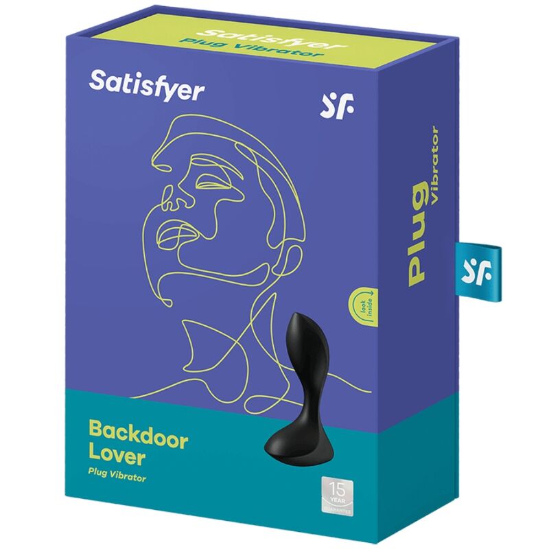 SATISFYER - BACKDOOR LOVER VIBRATING PLUG NERO