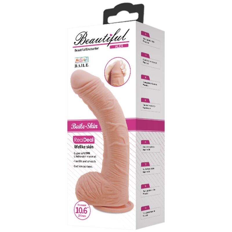 BAILE - ALEX DILDO REALISTICO IN PELLE 27 CM