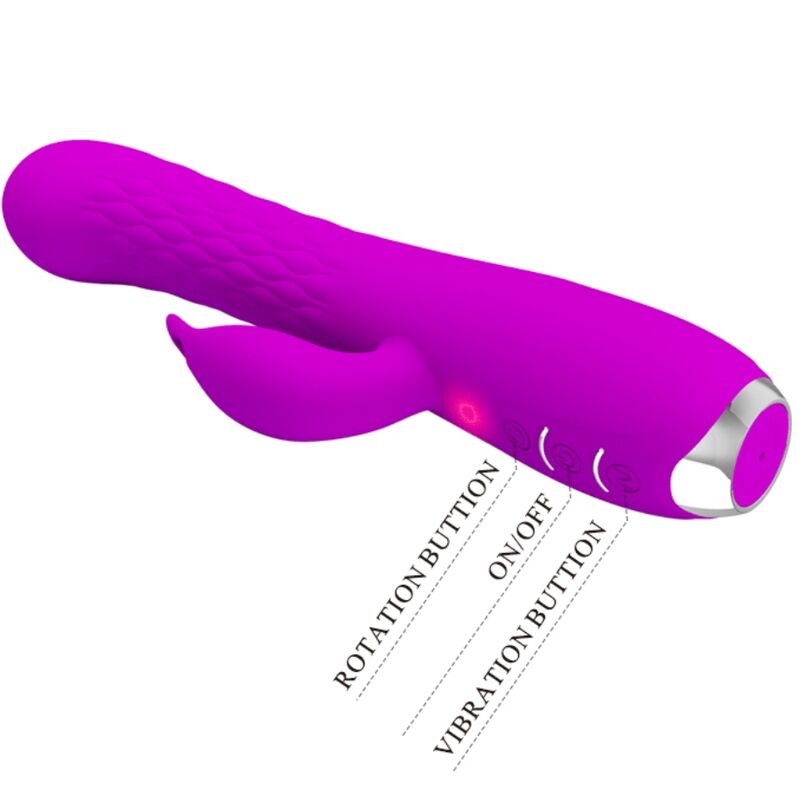 PRETTY LOVE - MOLLY VIBRATOR MIT WIEDERAUFLADBARER ROTATION