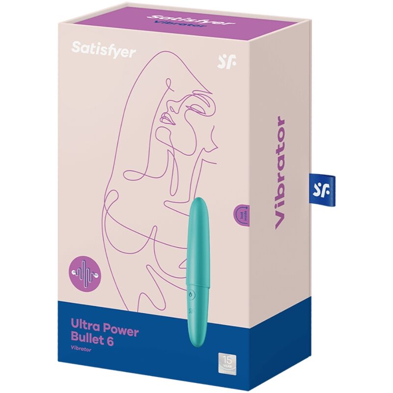 SATISFYER - ULTRA POWER BULLET 6 TÜRKIS