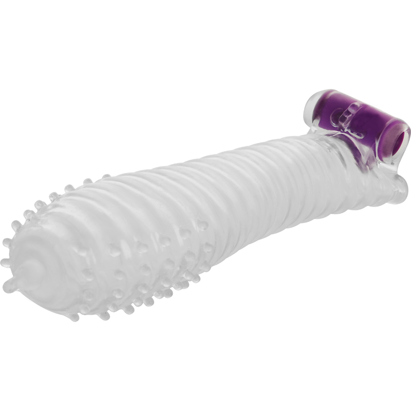 OHMAMA - GUAINA PER PENE TEXTURED CON PROIETTILE VIBRANTE