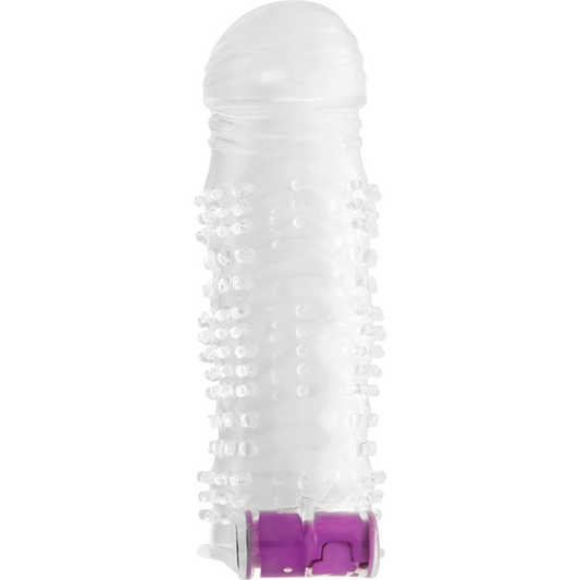 OHMAMA - GUAINA PER PENE TEXTURED CON PROIETTILE VIBRANTE