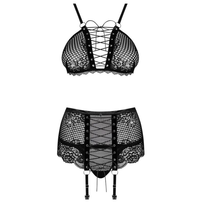 OBSESSIVE - BASITTA SET THREE PIECES S/M