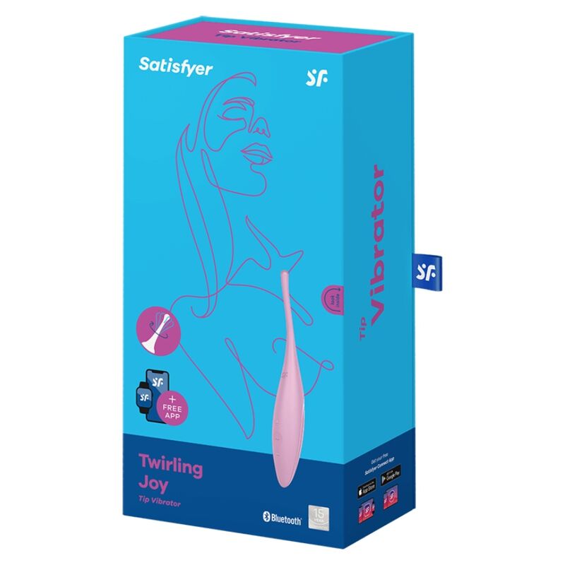 SATISFYER - TWIRLING JOY VIBRATORE CON PUNTA DEL CLITORIDE ROSA