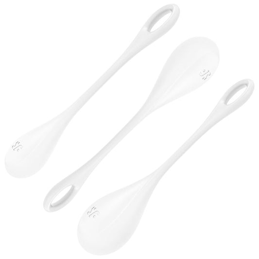 SATISFYER - YONI POWER 1 SET DI ALLENAMENTO BIANCO