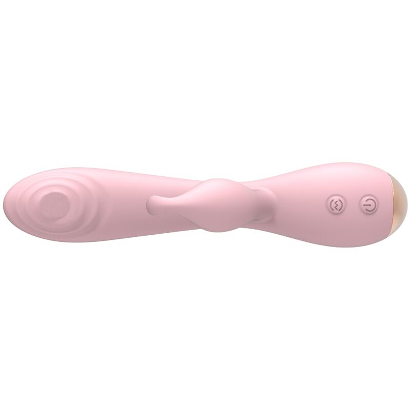 NALONE - MAGIC STICK VIBRATOR WITH RABBIT - LIGHT PINK