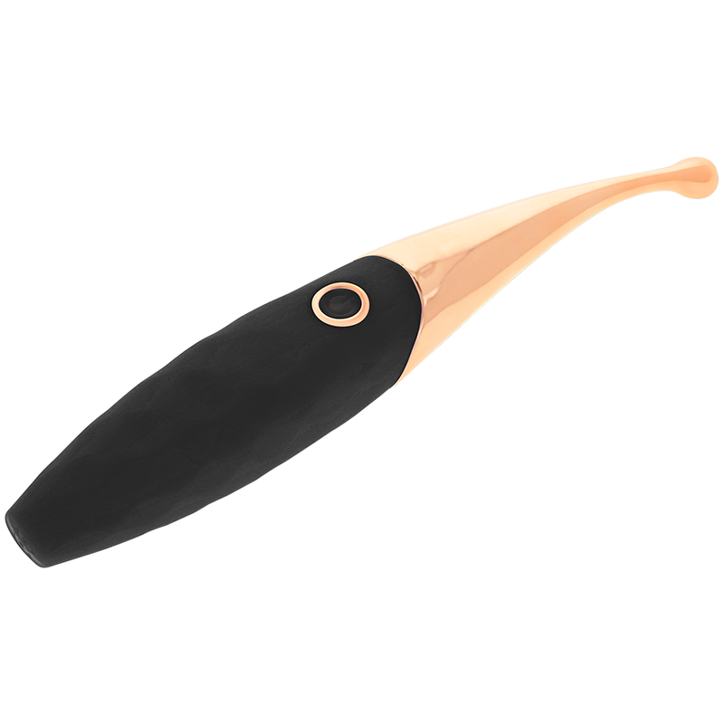 OHMAMA - STIMOLATORE CLITORIDEO RICARICABILE 36 MODALITÀ NERO-ROSA-ORO