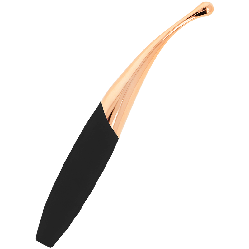 OHMAMA - STIMOLATORE CLITORIDEO RICARICABILE 36 MODALITÀ NERO-ROSA-ORO