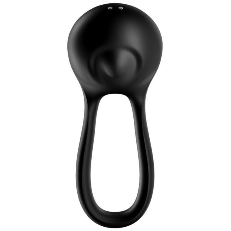 SATISFYER - MAJESTIC DUO RING VIBRATORE NERO