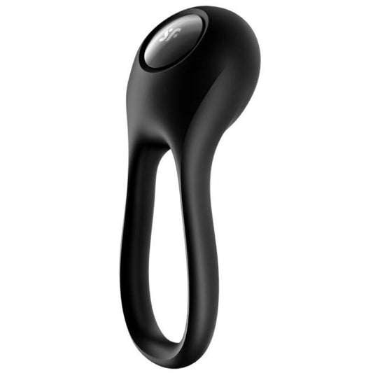 SATISFYER - MAJESTIC DUO RING VIBRATORE NERO