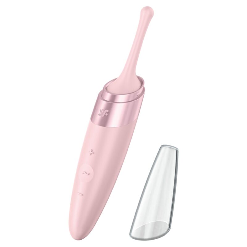 SATISFYER - TWIRLING DELIGHT KLITZERSTÄUBERVIBRATOR ROSA