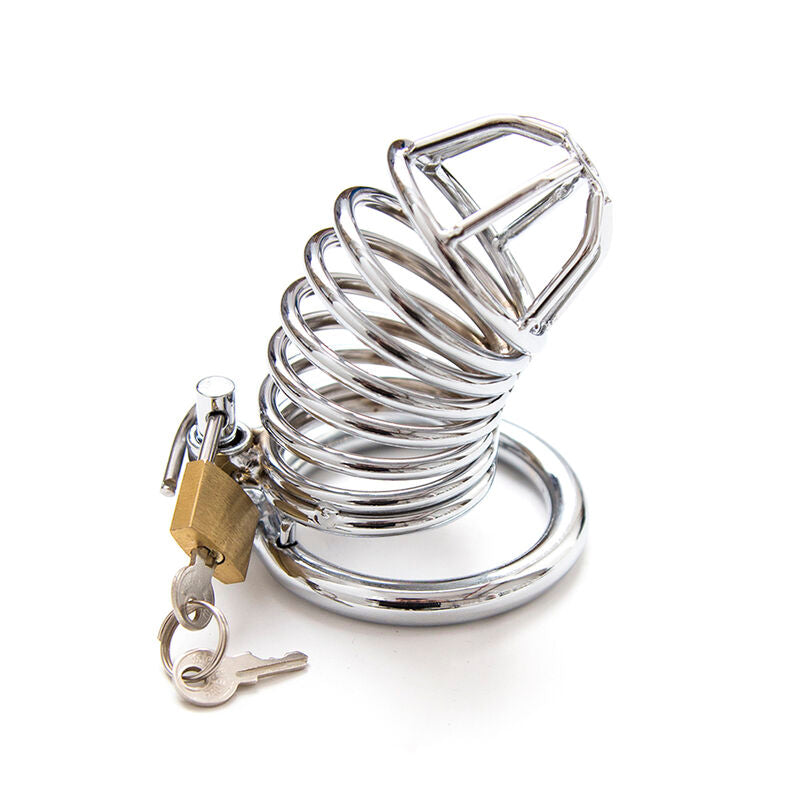 OHMAMA FETISH - METAL CHASTITY CAGE SIZE M