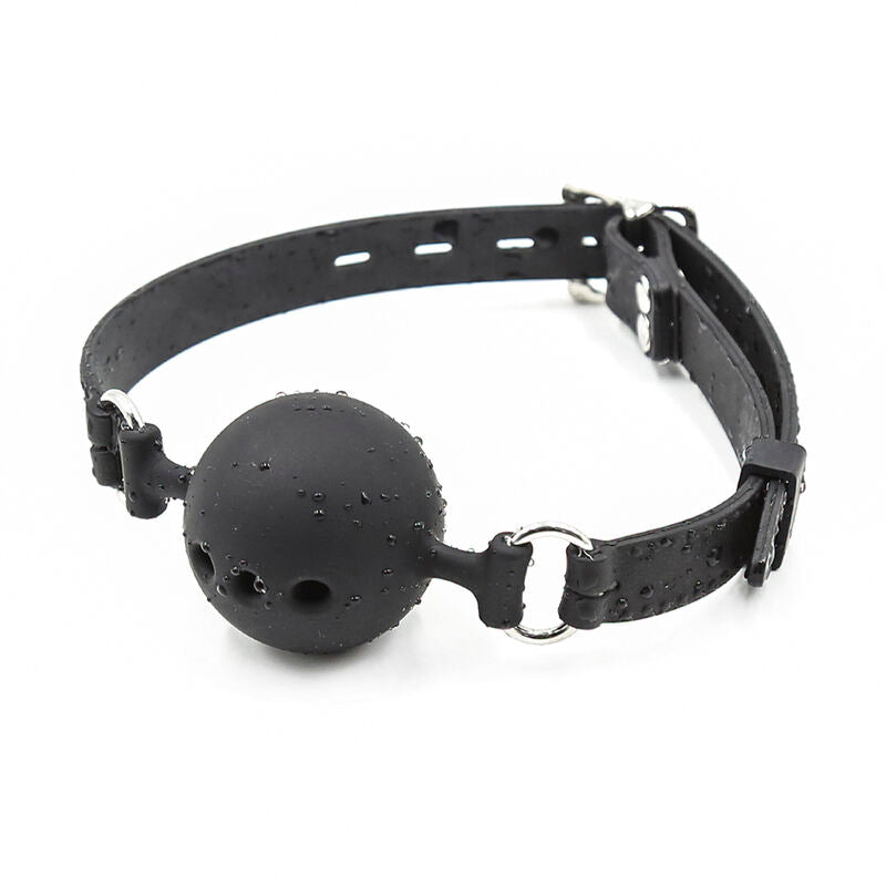 OHMAMA FETISH - ATMUNGSAKTIVER BALLGAG AUS SILIKON, GRÖSSE L