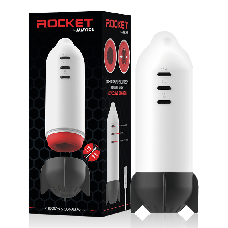 JAMYJOB - ROCKET MASTURBATOR SOFT COMPRESSION TECH AND VIBRATION