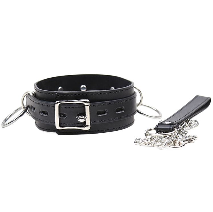 OHMAMA FETISCH - SUBMISSION HALSKETTE MIT 3 RINGEN