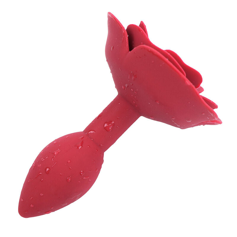 OHMAMA FETISH - PINK RED SILICONE ANAL PLUG