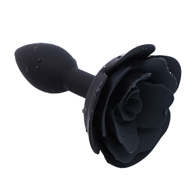 OHMAMA FETISH - TAPPO ANALE IN SILICONE NERO ROSA