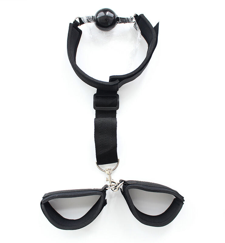 OHMAMA FETISH - BAVAGLIO FETISH IN NEOPRENE CON MANETTE