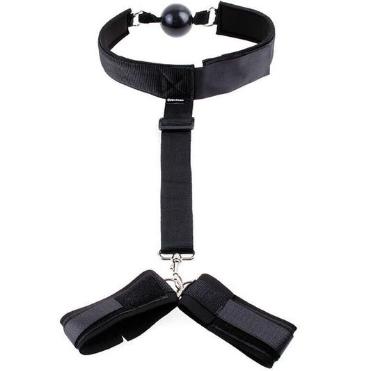 OHMAMA FETISH - BAVAGLIO FETISH IN NEOPRENE CON MANETTE