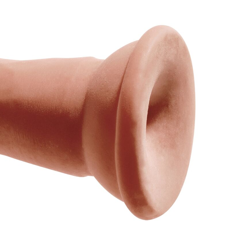 KING COCK - PLUS 3D DILDO MIT DREIFACHDICHTE 18 CM