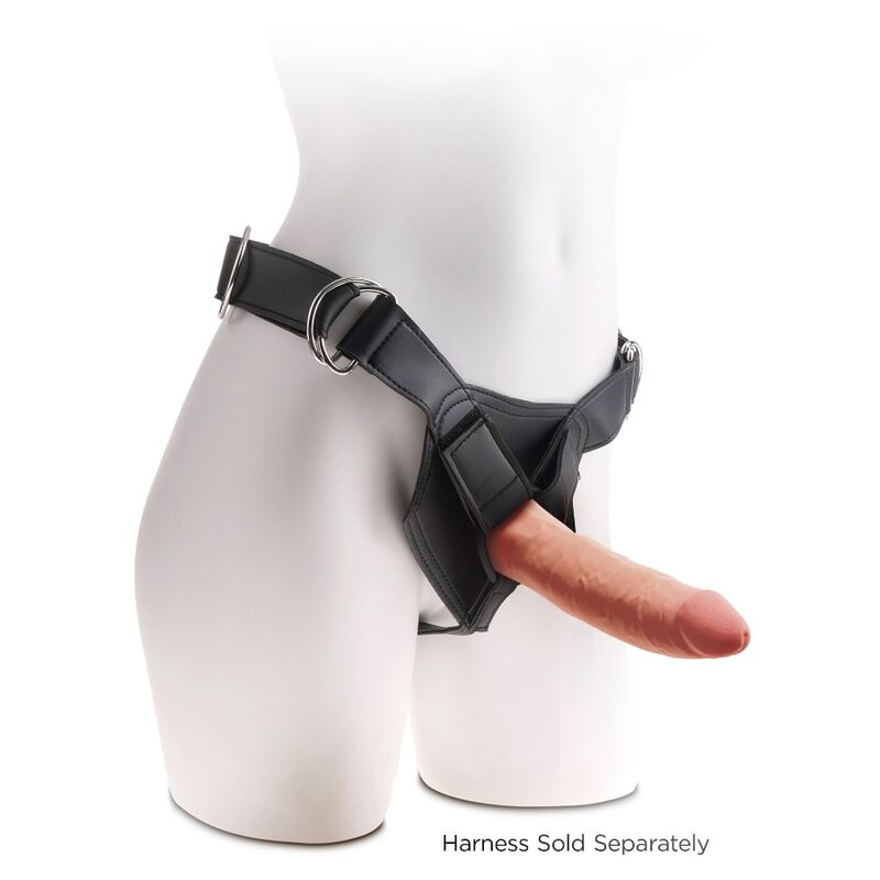 KING COCK - PIÙ DILDO 3D TRIPLA DENSITÀ 18 CM