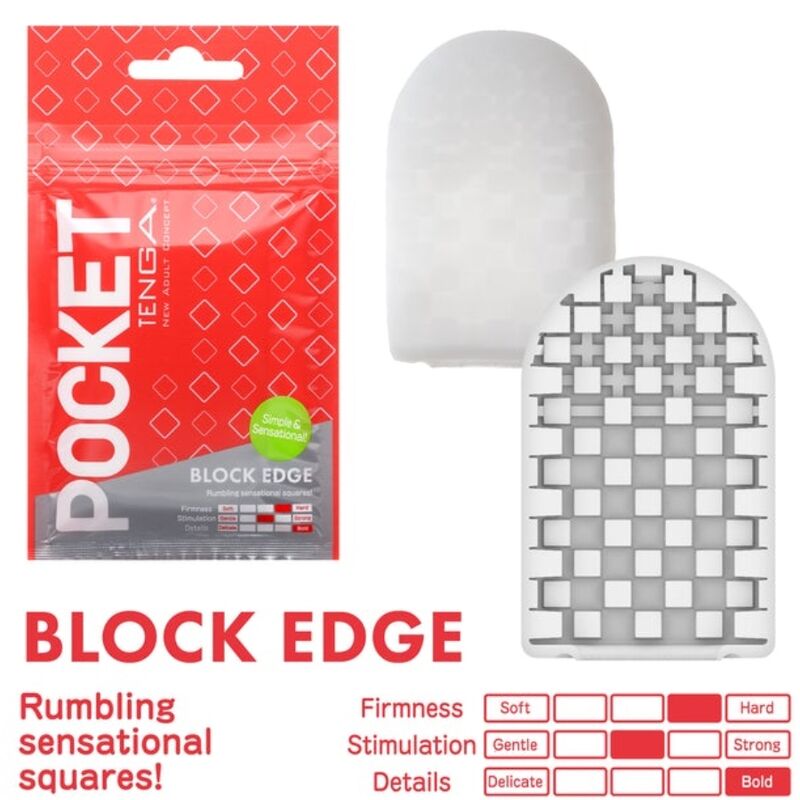 TENGA - TASCHENMASTURBATOR MIT BLOCKIERTER KANTE