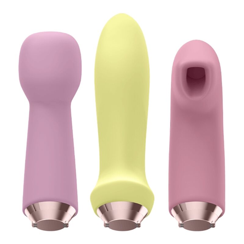 SATISFYER - MARVELOUS VIER VIBRATOR- UND LUFTPULS-SET