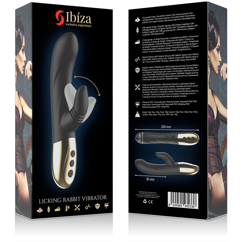 IBIZA - VIBRATOR NEUE ERFAHRUNG MIT LECKENDEM RABBIT