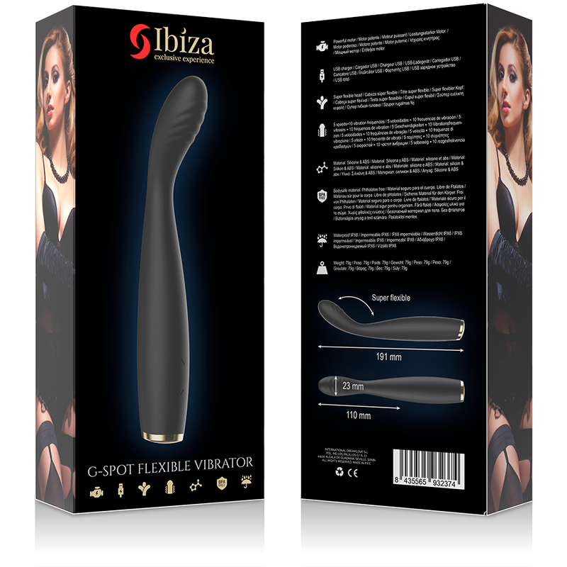 IBIZA - LEISTUNGSSTARKER, SPEZIELLER, FLEXIBLER G-PUNKT-VIBRATOR