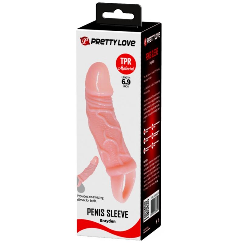 BAILE - PENIS-EXTENDER-HÜLSE MIT GURT FÜR HODEN 13,5 CM