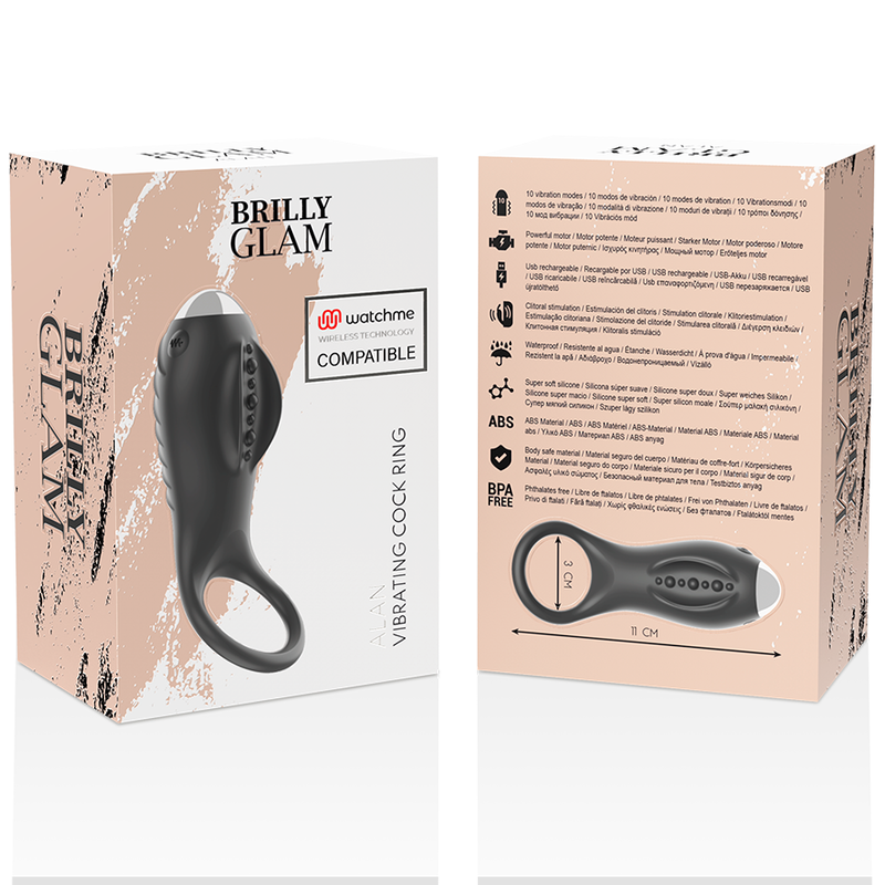 BRILLY GLAM - ALAN COCK RING WATCHME WIRELESS TECHNOLOGIE KOMPATIBEL