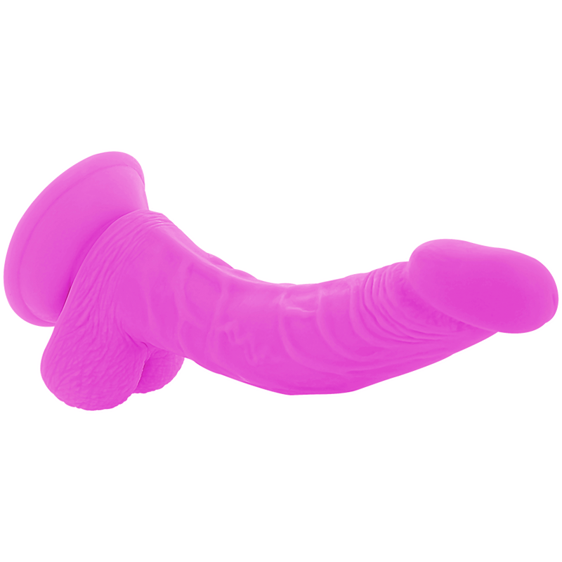 DIVERSIA - FLEXIBLER VIBRIERENDER DILDO LILA 21,5 CM -O- 4,5 CM