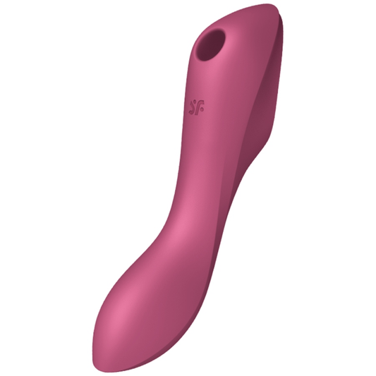 SATISFYER - CURVY TRINITY 3 VIBRATORE AIR PULSE ROSSO