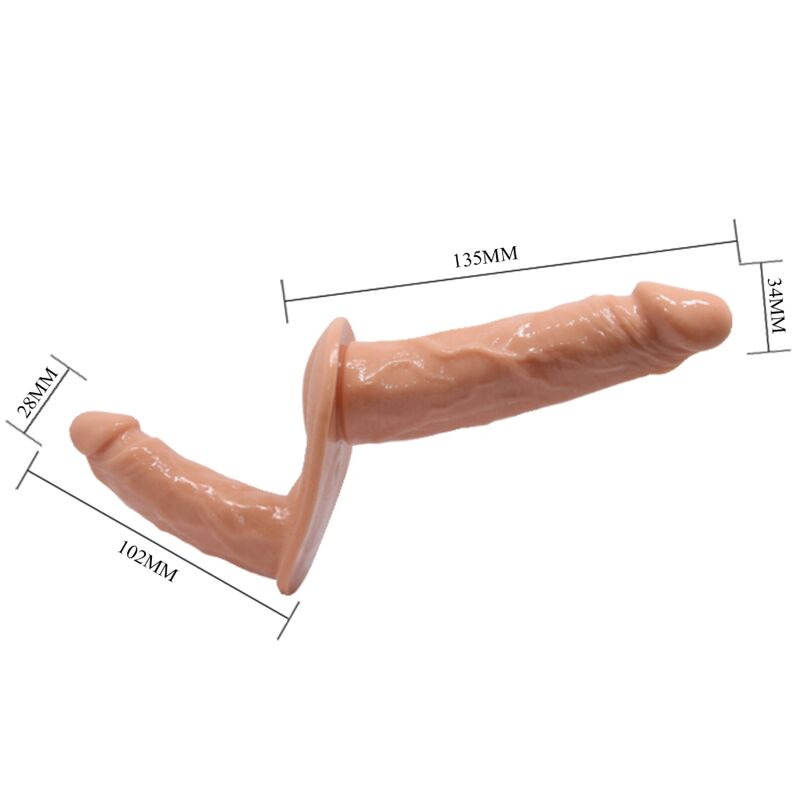 BAILE - ULTRA LEIDENSCHAFTLICHE DOPPELDILDOS MIT HARNESS