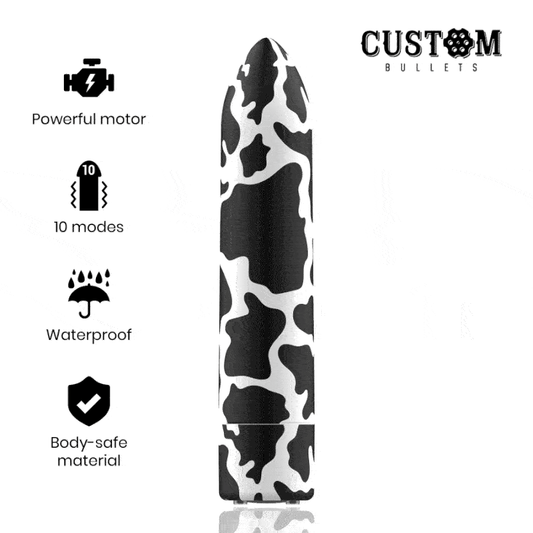 PROIETTILI PERSONALIZZATI - MAGNETICO RICARICABILE MUCCA 10 INTENSITÀ