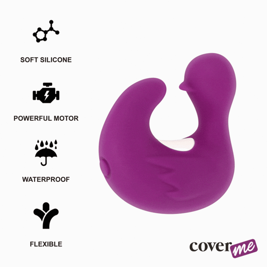 COVERME - DUCKYMANIA DITALE ANATRA STIMOLANTE IN SILICONE RICARICABILE